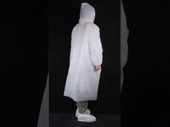 beschikbare PE regenjas/beschikbare waterdichte plastic poncho