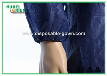 Dust-Proof And Breathable White Disposable Coveralls With Hood / Feetcover For Protect Body