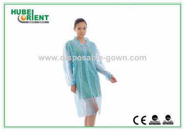 Comfortable Unicolor Disposable Use Lab Coat Non-Toxic For Hospital And Protect Body