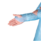 Factory Price Medical Use CPE Protective Gown With Thumb-Loop Cuffs For Hospital