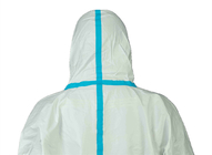Type 4B/5B/6B Microporous Biosafety Medical Protective Coverall With Blue Taped Seam