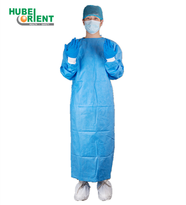 High Protection Disposable Use Surgical Gown With AAMI PB70 Level-3 Standard