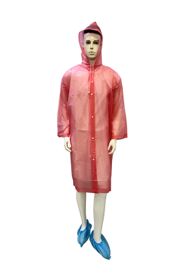 Adult/Children Use Disposable EVA Waterproof Raincoat With Multiple Colors