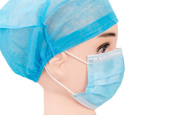 ASTMF2100 Level-3 3ply Disposable Blue Surgical Mask With Earloop