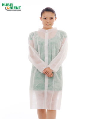 Lightweight Disposable Medical PP Nonwoven Lab Coat