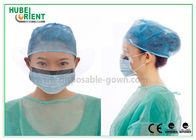 ISO9001 Earloop PP Nonwoven Disposable Protective Face Mask With Splash Visor