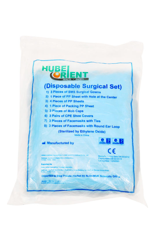 Disposable Surgical Kits With  Surgical Gown/Gloves/Surgical Mask/Surgical Cap