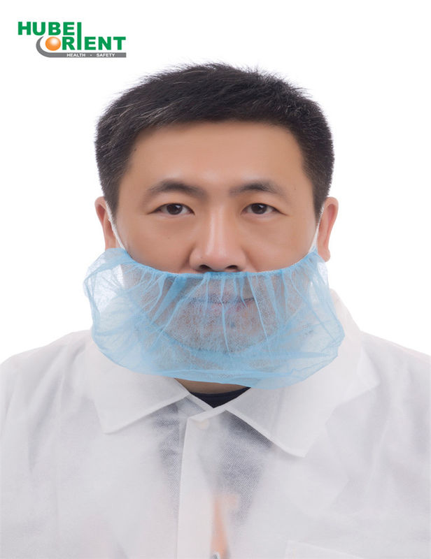 Disposable Non Woven PP Face Cover Beard Guard Beard Cover With Single Elastic