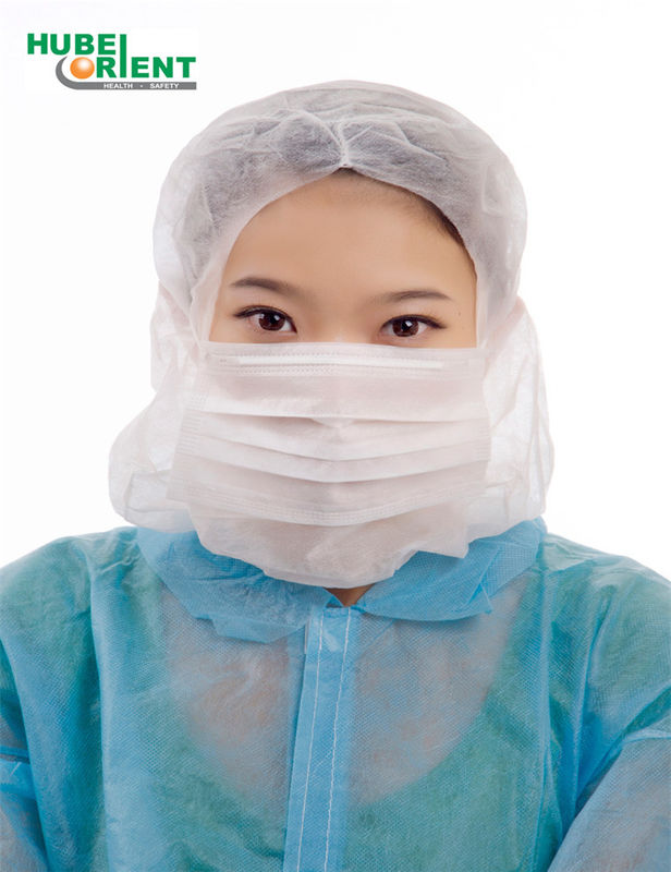 OEM Nonwoven Disposable Hood Cap For Cleanroom